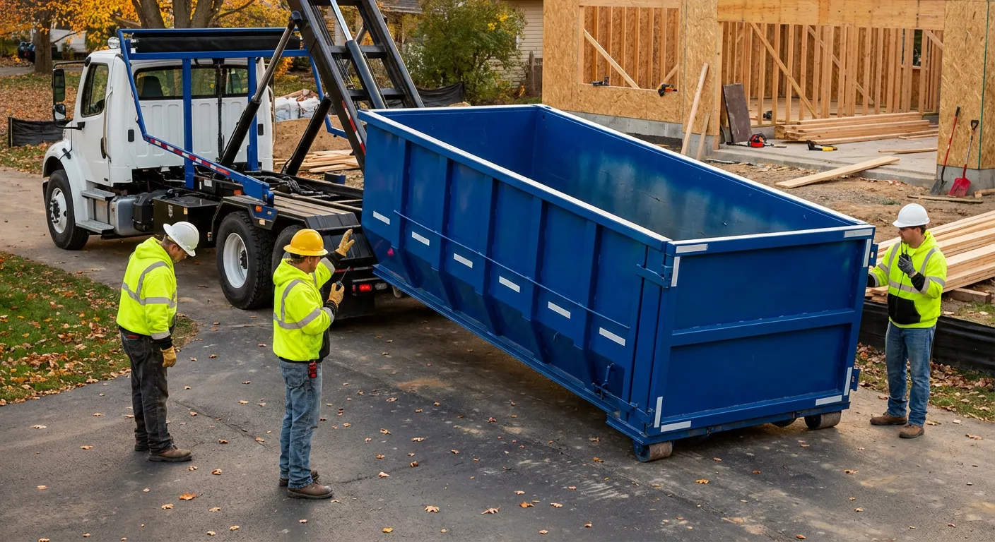 Construction dumpster delivery and waste management in Allentown, PA